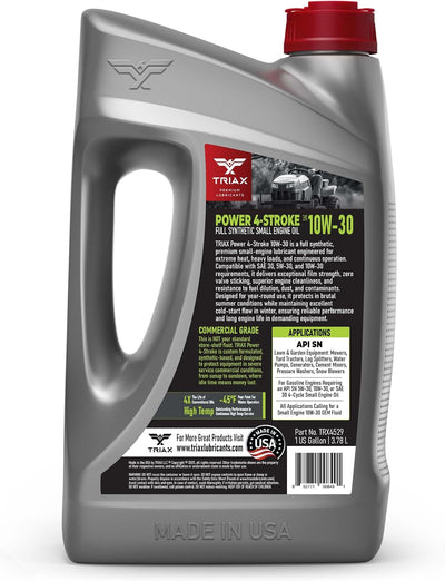 Aceite motor 4 tiempos sintético 30W 1gal
