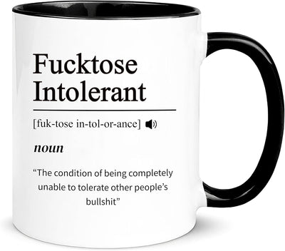 Taza café cerámica 11oz con frase grosera