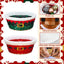 4 Pzas Cesta Bambú Navideña para Regalos Snacks