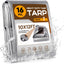 Lona polietileno 10x12ft impermeable reforzada resistente UV