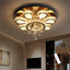Candelabro cristal LED regulable control remoto sala comedor