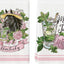 Set 2 Toallas Cocina Decoración Verano Granja