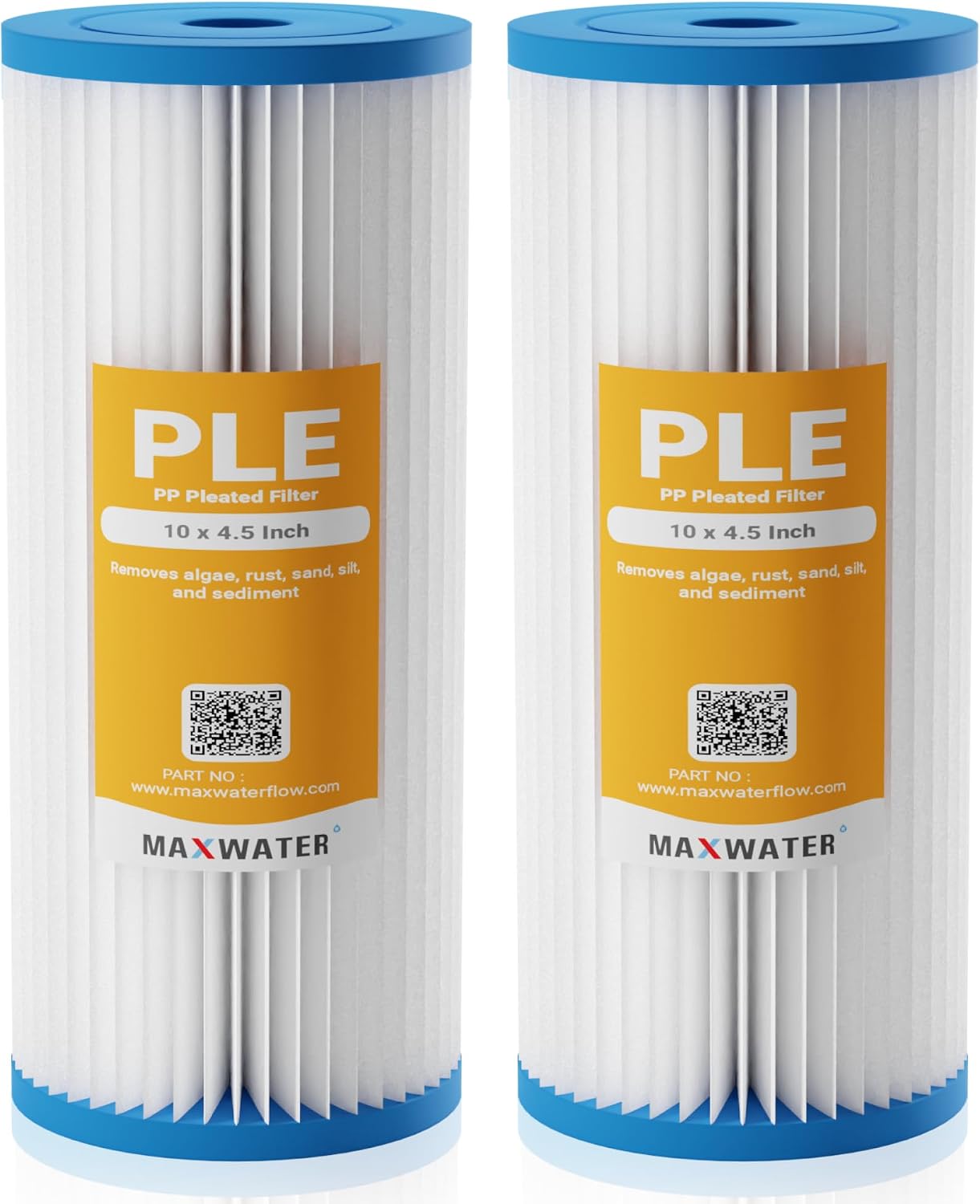 Filtro agua sedimento 50mic 10x4.5 cartucho repuesto bb 10pulg