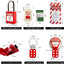 Kit candado eléctrico acero con bolsa roja