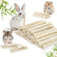 Palitos bambú dulce para masticar conejos