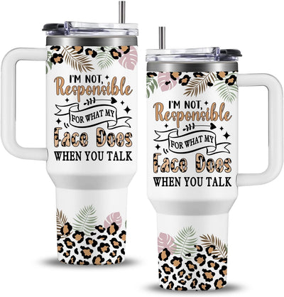 Taza de café con dichos sarcásticos para oficina