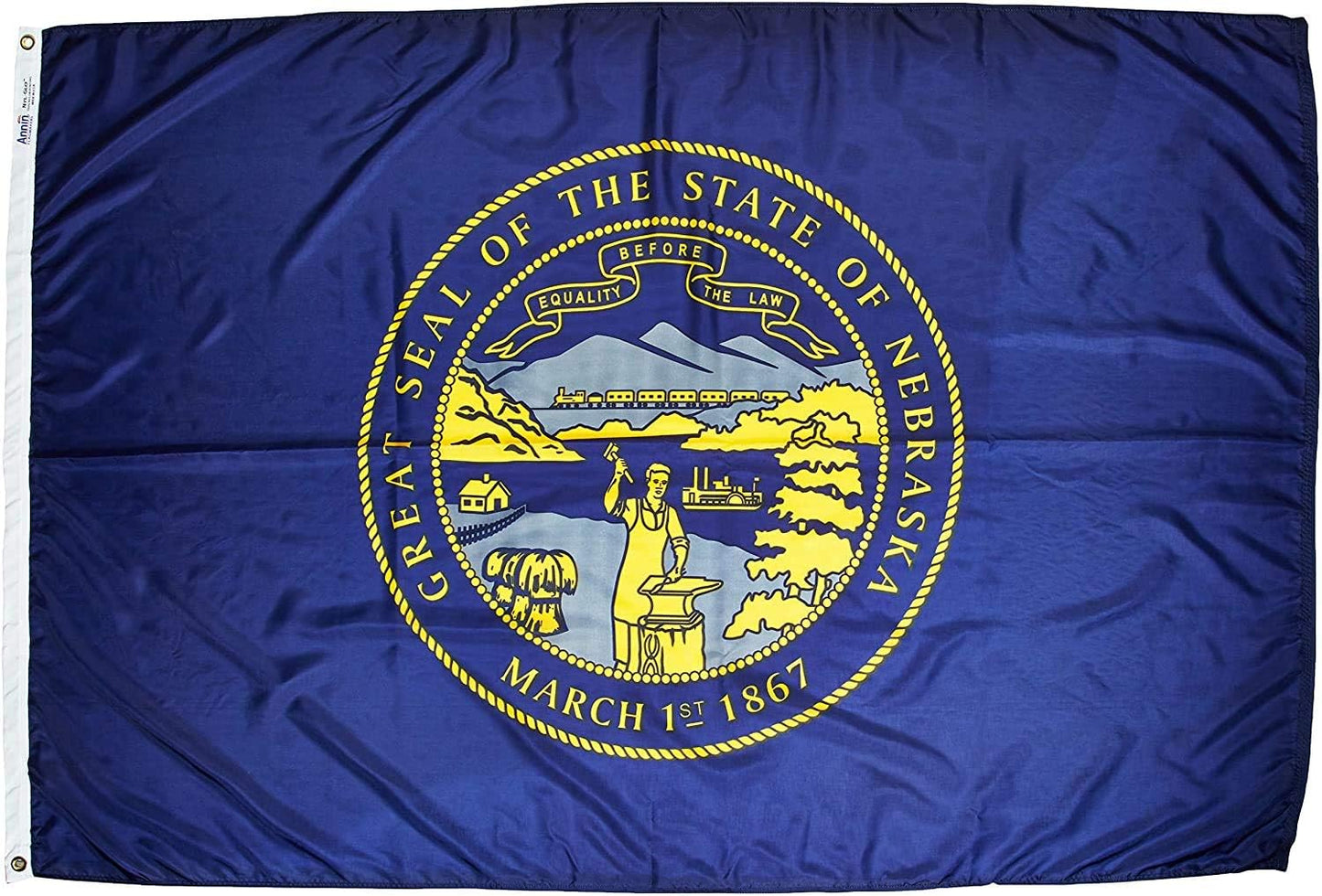 Bandera Nebraska 4x6ft fabricada EE.UU.