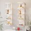 Estante flotante 5 niveles Lack blanco pared
