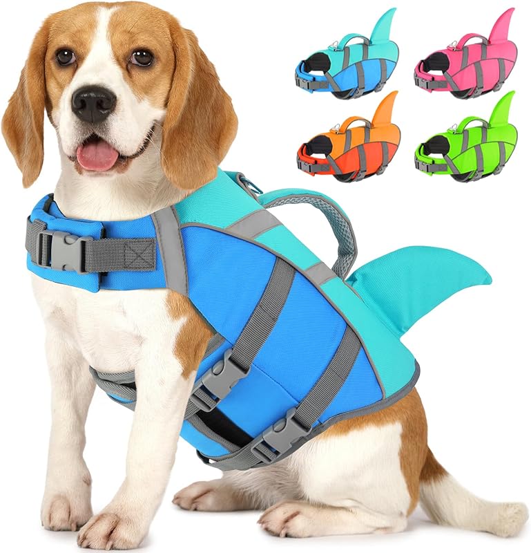 Chaleco salvavidas perro alta visibilidad y flotación con