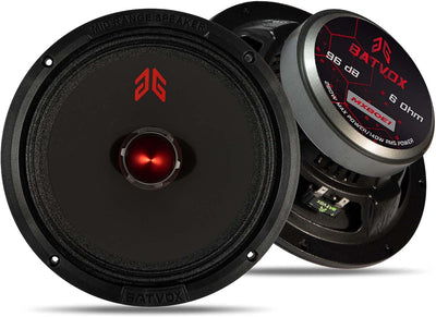 Altavoz 8" 560W 6 ohm bala roja para auto o camión