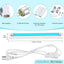 2 Lámpara UVC 253.7nm 110V para zapatos y armario