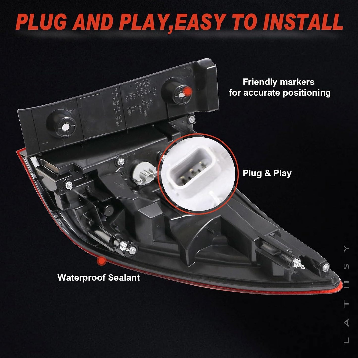 Luz trasera LED derecha comp Honda Pilot