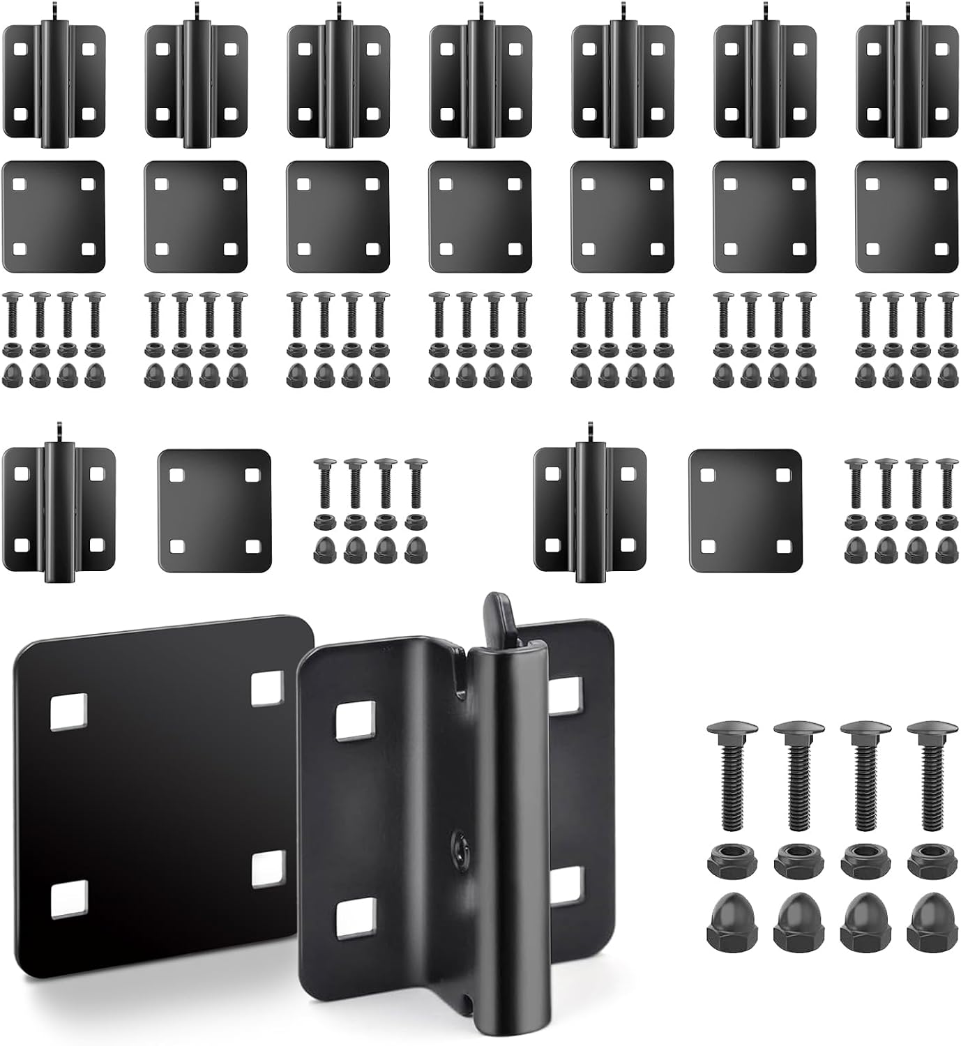 10 Conectores E-Track Acero Atornillable para Camiones