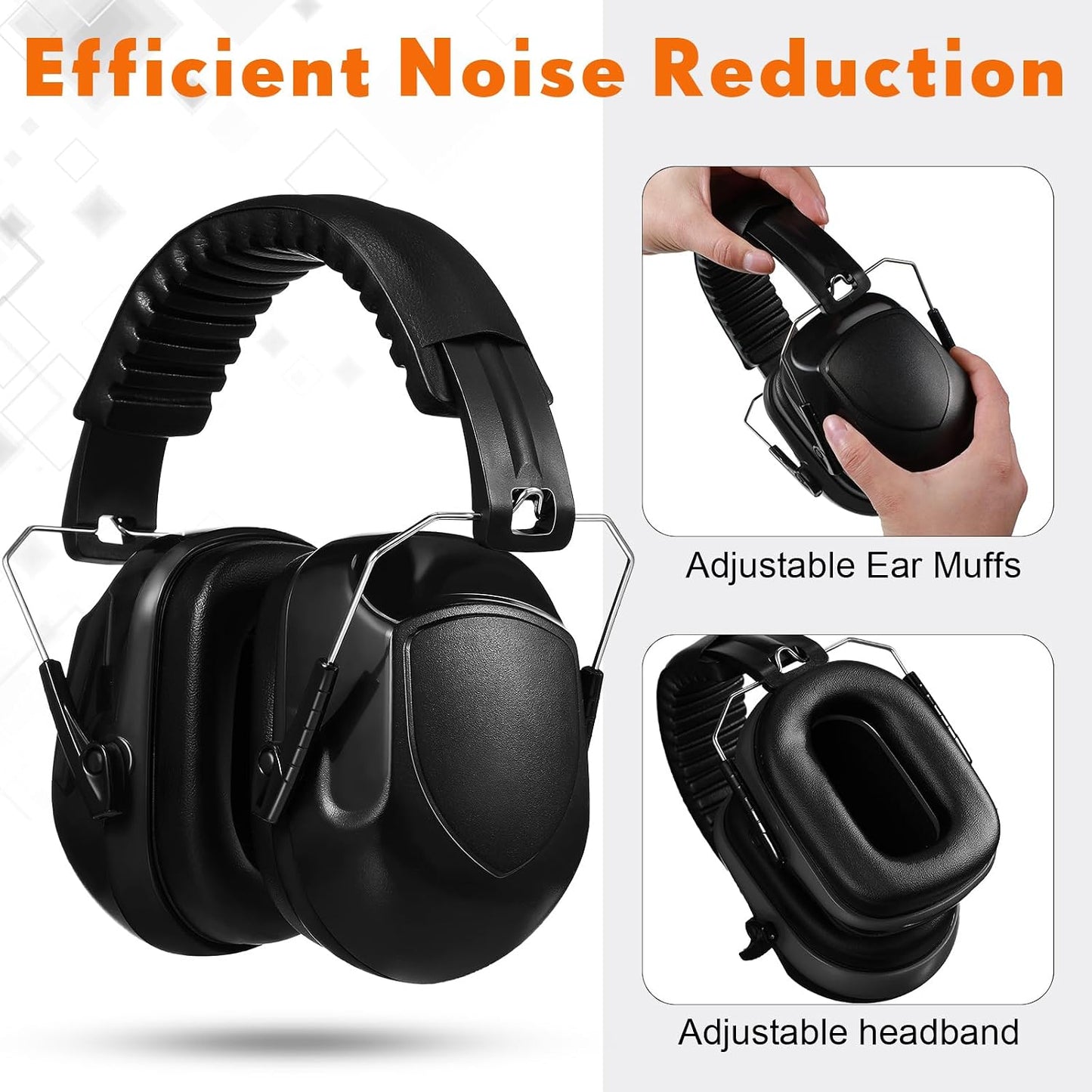 Auriculares reducción ruido NRR 28db protección auditiva