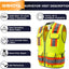 Chaleco seguridad reflectante hombre clase 2 con bolsillos