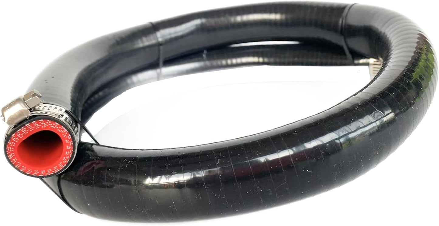Manguera silicona reforzada 19mm 5ft negra para calentador
