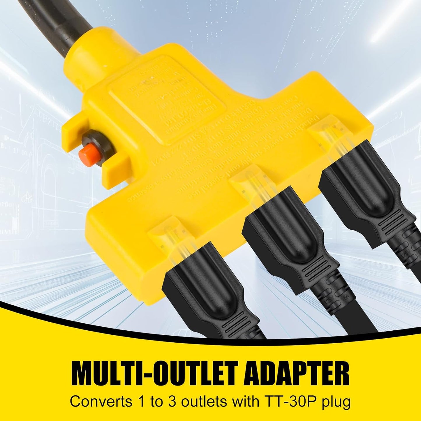Protector sobrecarga 30A 110V adaptador generador