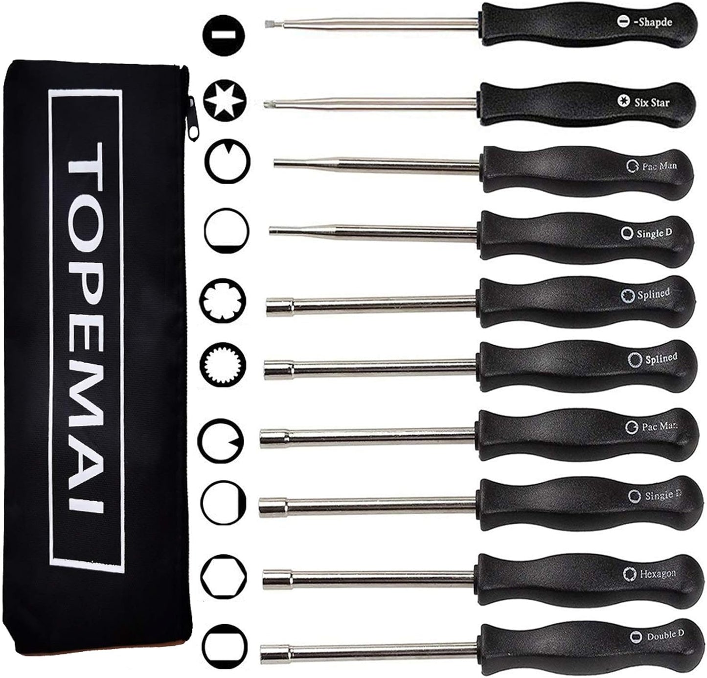 Kit 10 Pzas Ajuste Carburador Motores 2 Ciclos Echo Poulan