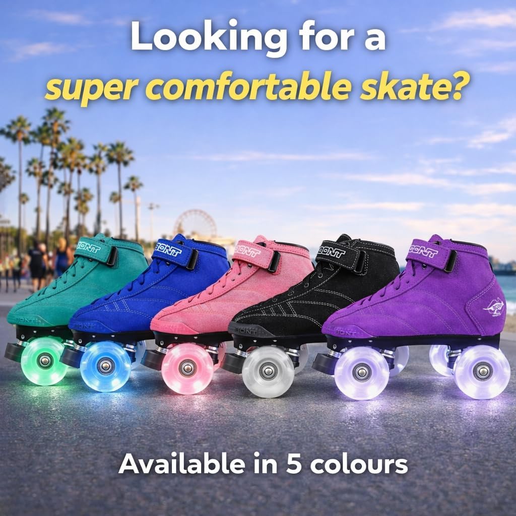 Patines Prostar Suede con Ruedas Led Interior