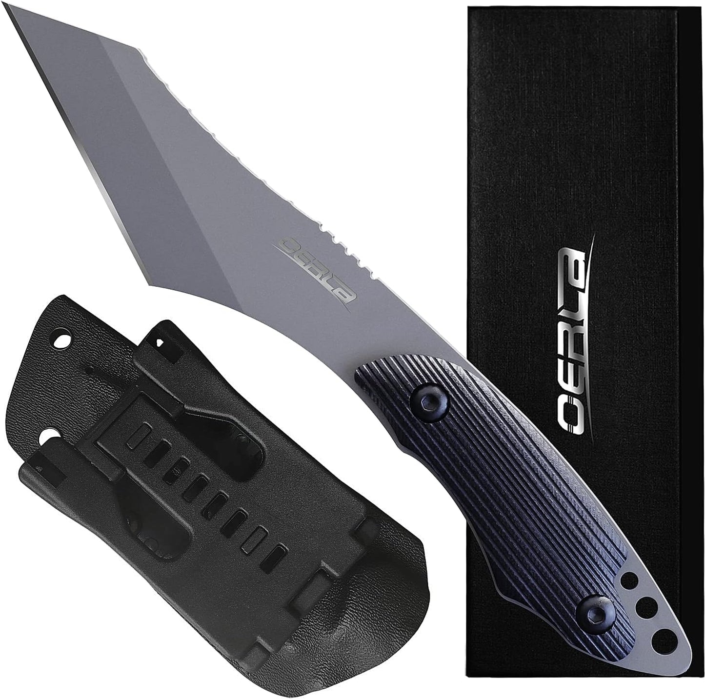 Cuchillo acero inox G10 mango clip Kydex