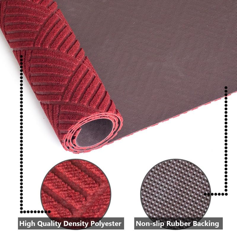 Alfombras pasillo 2x6ft antiderrap lavable