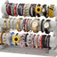 Soporte terciopelo 3 niveles para collares relojes