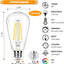12 Bombillas LED Edison E26 4000K