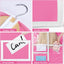 Bolsas plegables 40pulg para disfraces niños con ventana PVC 3 bolsillos cremallera rojo rosa set 5