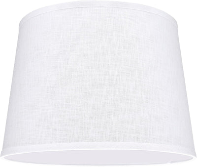 Pantalla lámpara araña forma imperio blanco 12x14pulg