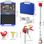 Set 7 pulverizadoras sin aire 3600 PSI con accesorios