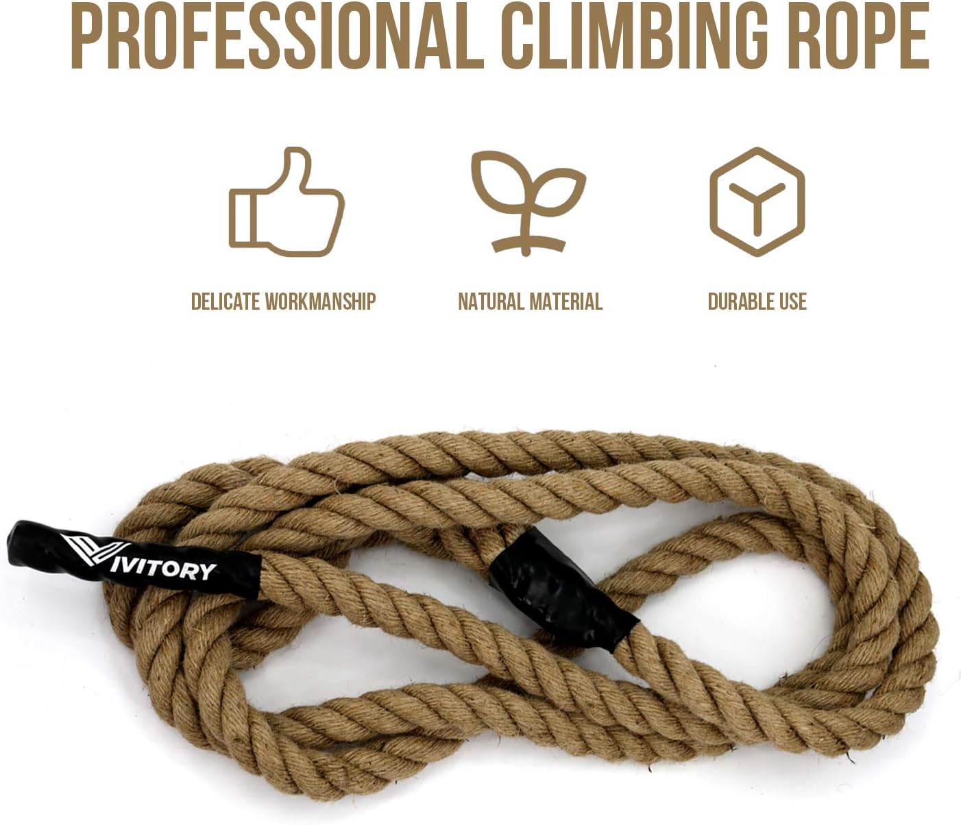 Cuerda escalada fitness 1.5" 10,15,25,30