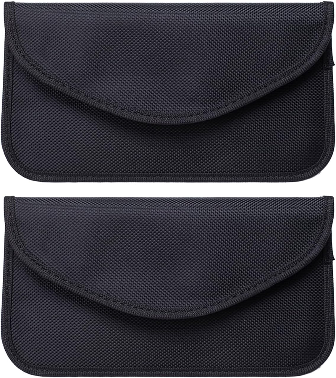 2 Bolsas Faraday para Teléfono Antirrobo Negro