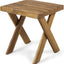 Mesa auxiliar acacia exterior acabado teca