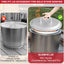 Tapa acero inox asa para fogata Yukon 27"