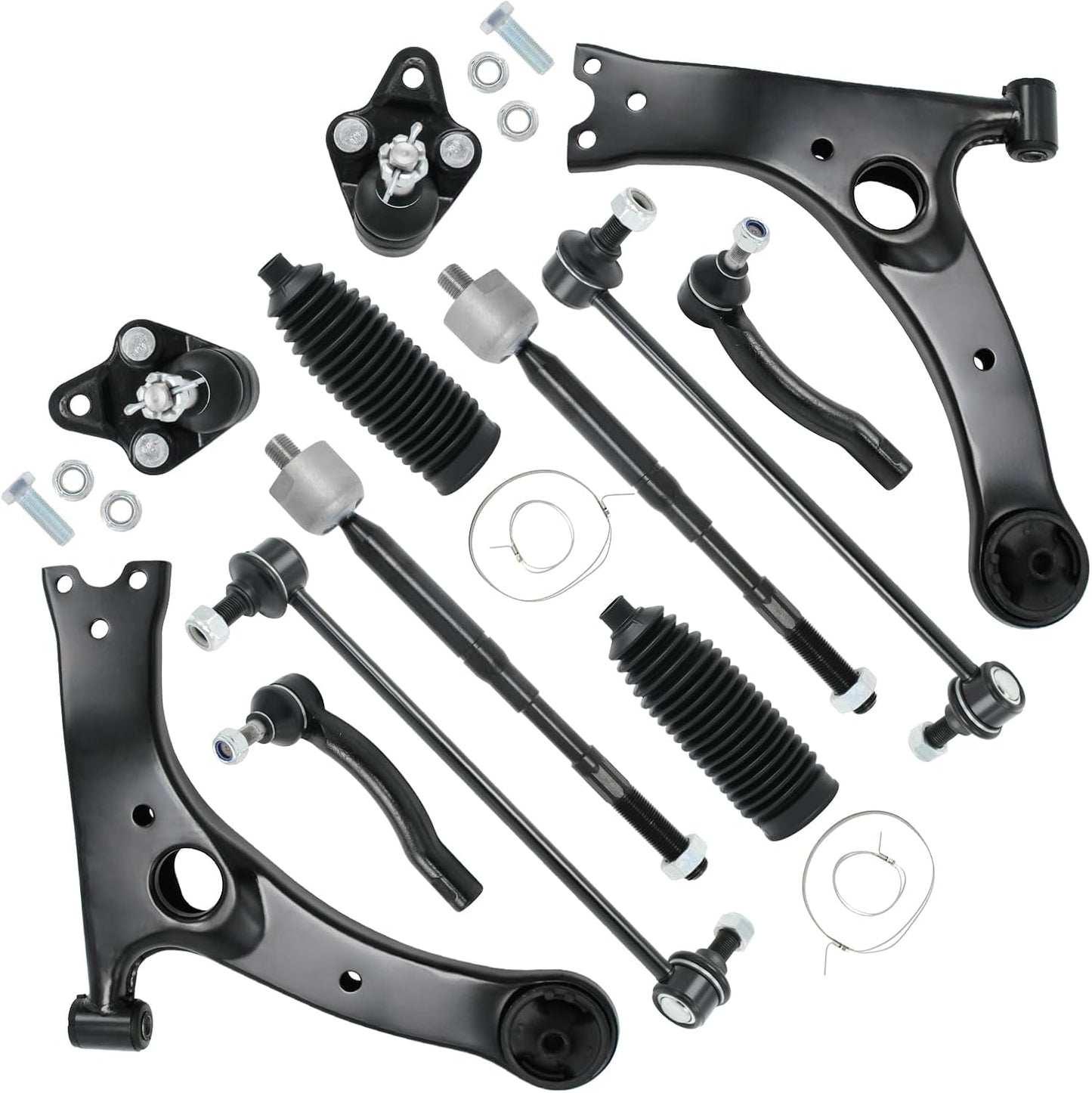 Kit suspensión 12 Pzas Toyota Corolla brazos control
