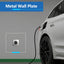 Placa NEMA 14-50R acero inox 2.46pulg para cargador VE