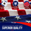 Bandera EE.UU. 8x12 premium resistente estrellas bordadas