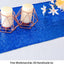 Caminos mesa azul real 15 pzas 12x108 con lentejuelas
