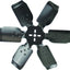Paleta de ventilador acero negro 18" Carrera