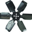 Paleta de ventilador acero negro 18" Carrera