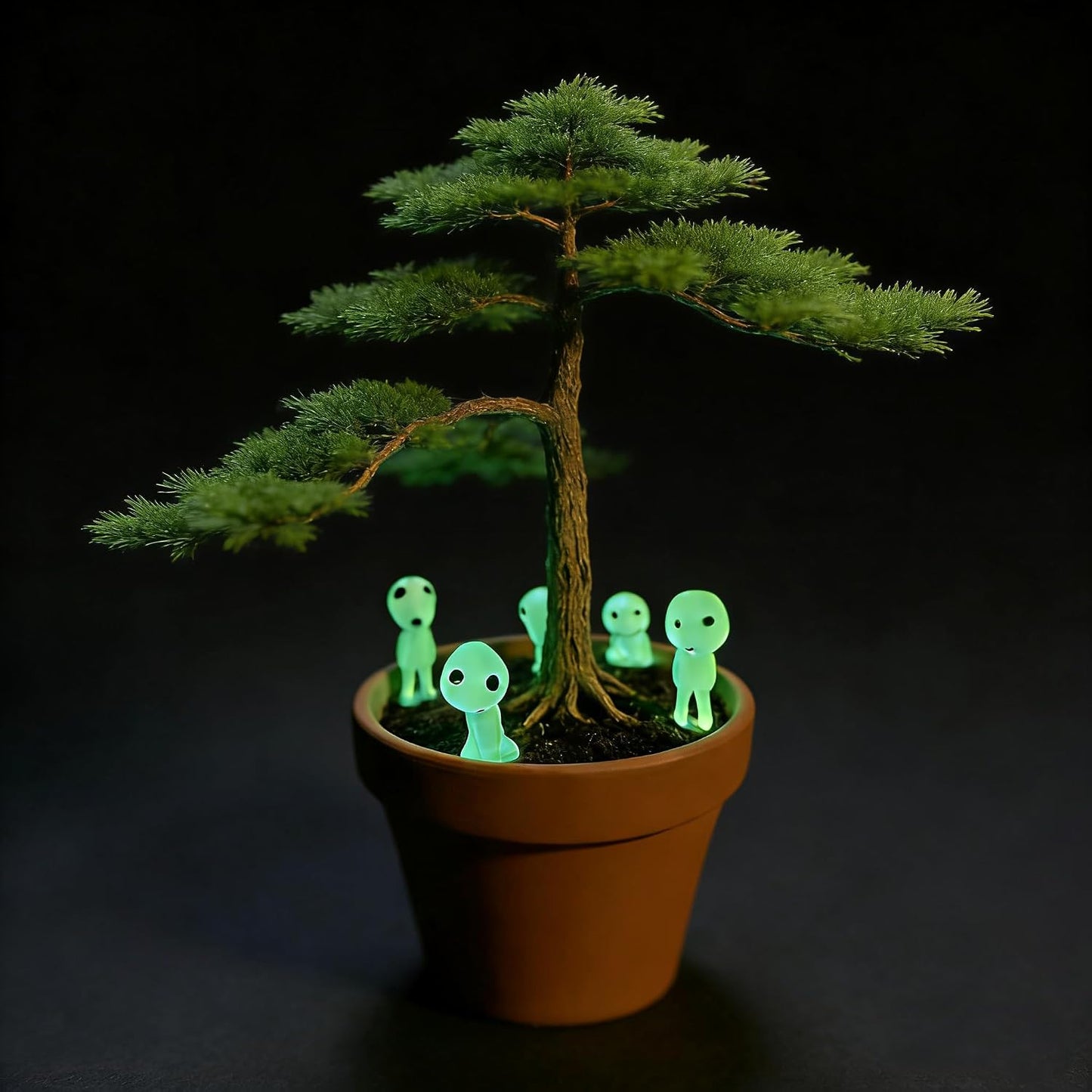 5 Pzas Árboles Elfos Luminosos Decoración Jardín