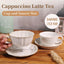 Taza café con platillo vintage 12oz regalo navidad