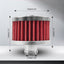 Filtro aire coche 0.906" 2 filtros ventilación rojo