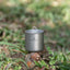 Taza titanio doble pared ultraligera portátil 4.1oz