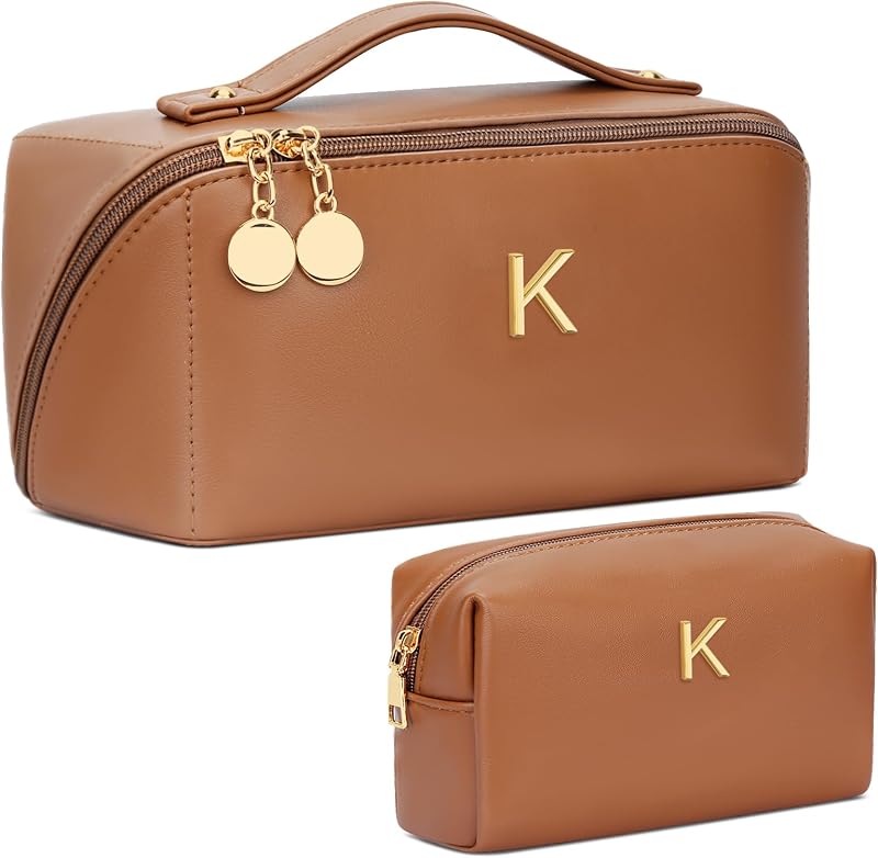 Bolsa organizadora maquillaje personalizada con inicial