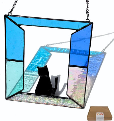 Atrapasoles cristal colores negros para gatos y regalo
