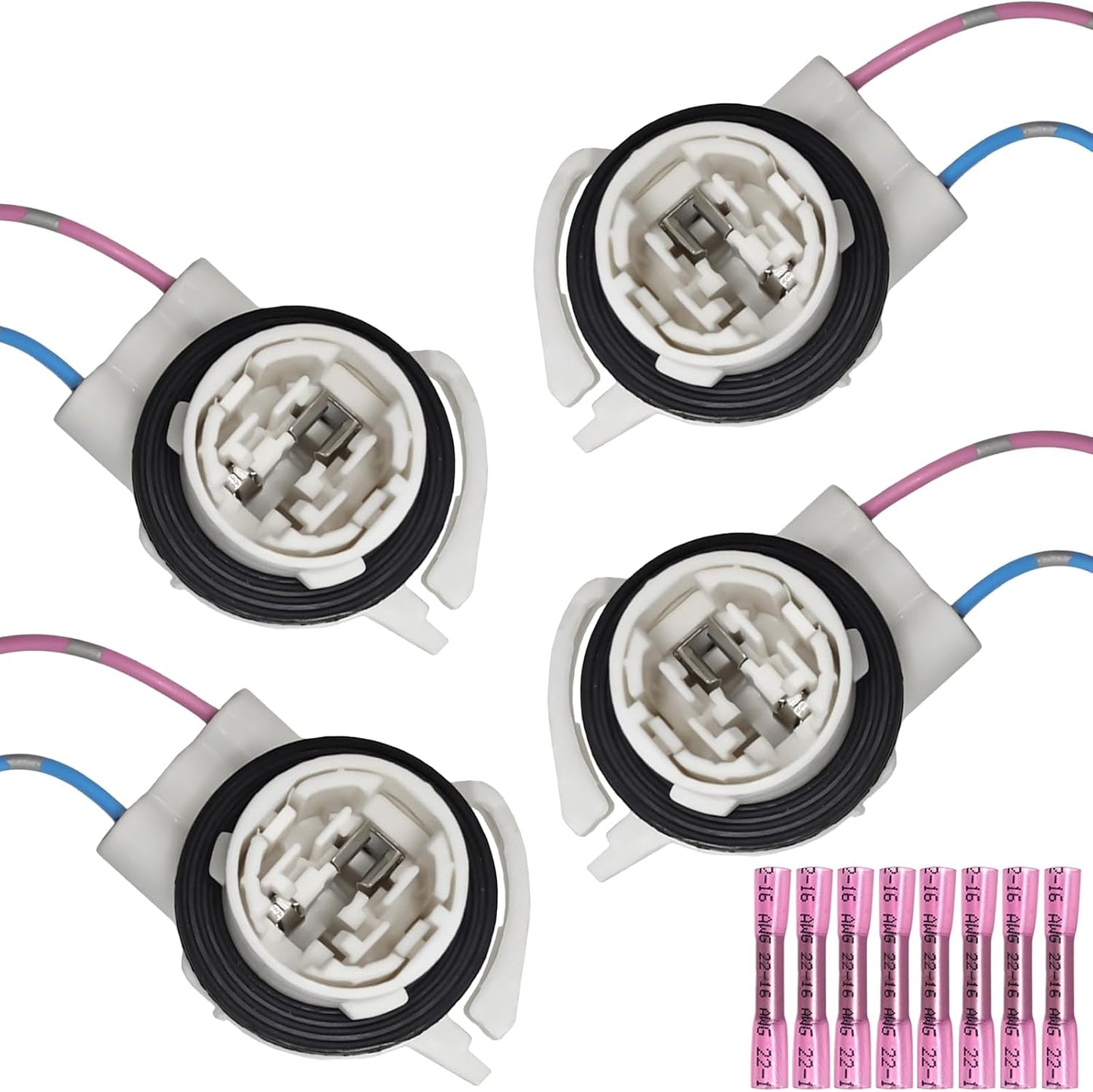 4 Pzas adaptadores cables para focos 4114 4157