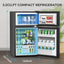 Refrigerador mini doble puerta 3.2pies cúbicos termostato