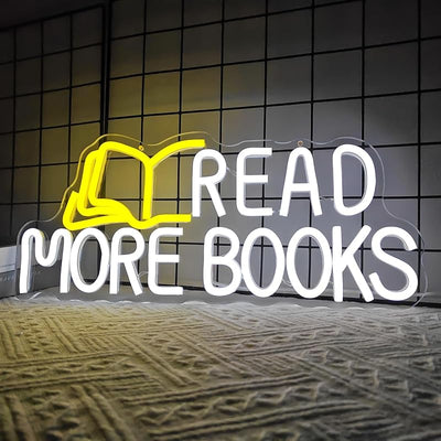 Señal neón LED regulable para aula dormitorio librería