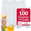 Recipientes condimentos 1oz con tapa 100 pzas sin BPA